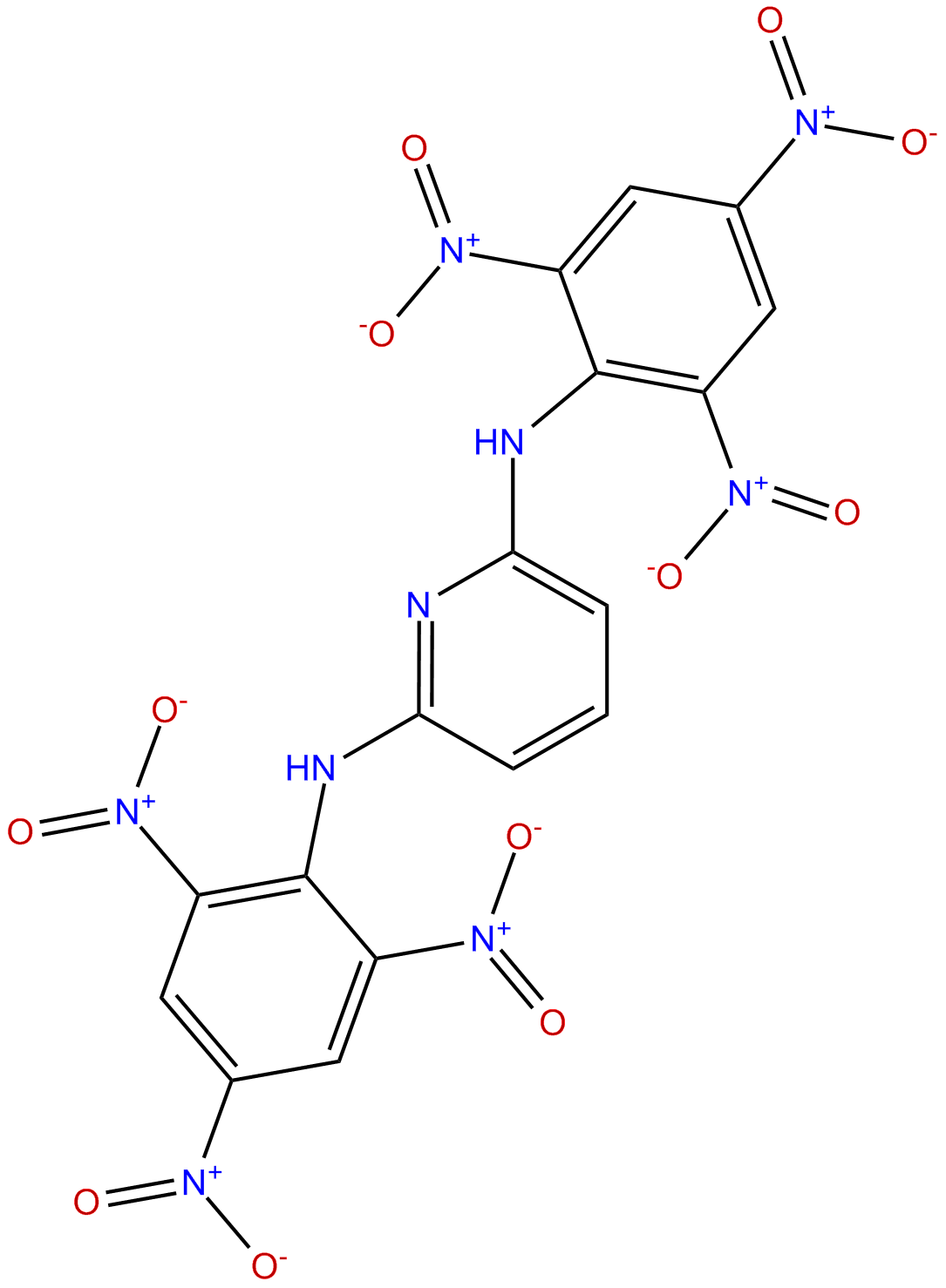 Image of 2,6-bis-picrylaminopyridine