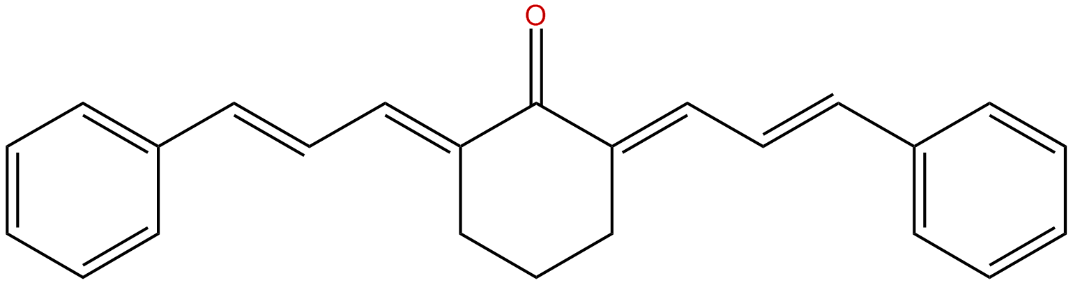 Image of 2,6-bis(3-phenylallylidene)cyclohexanone
