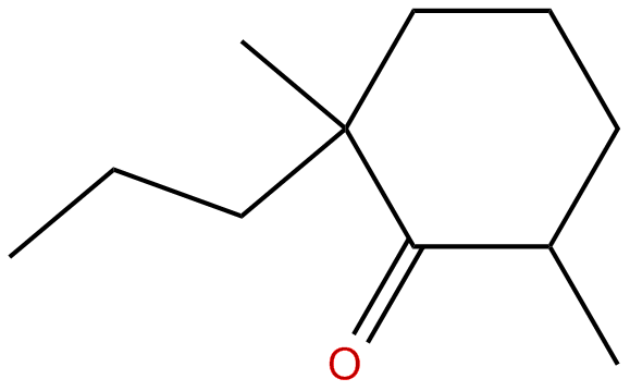 Image of 2,6-dimethyl-2-propylcyclohexanone