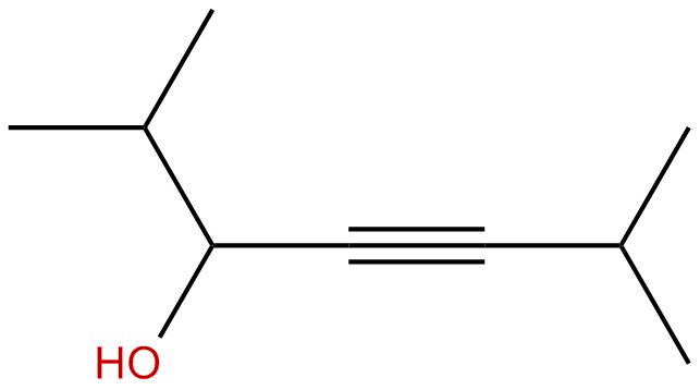 Image of 2,6-dimethyl-3-heptyn-5-ol