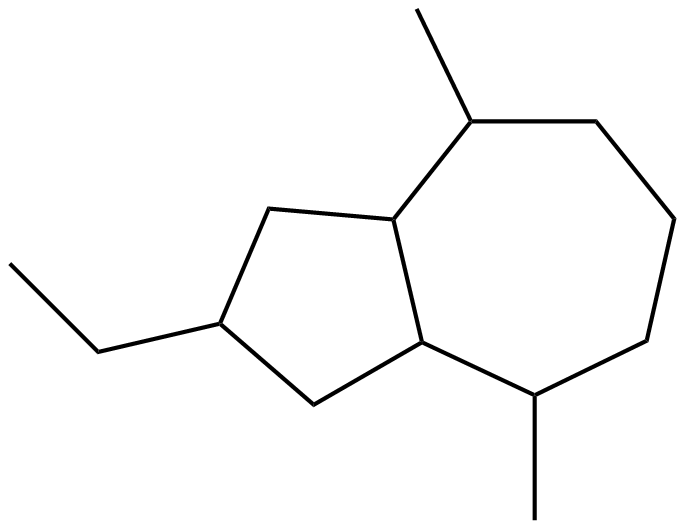 Image of 2,6-dimethyl-9-ethylbicyclo[5.3.0]decane