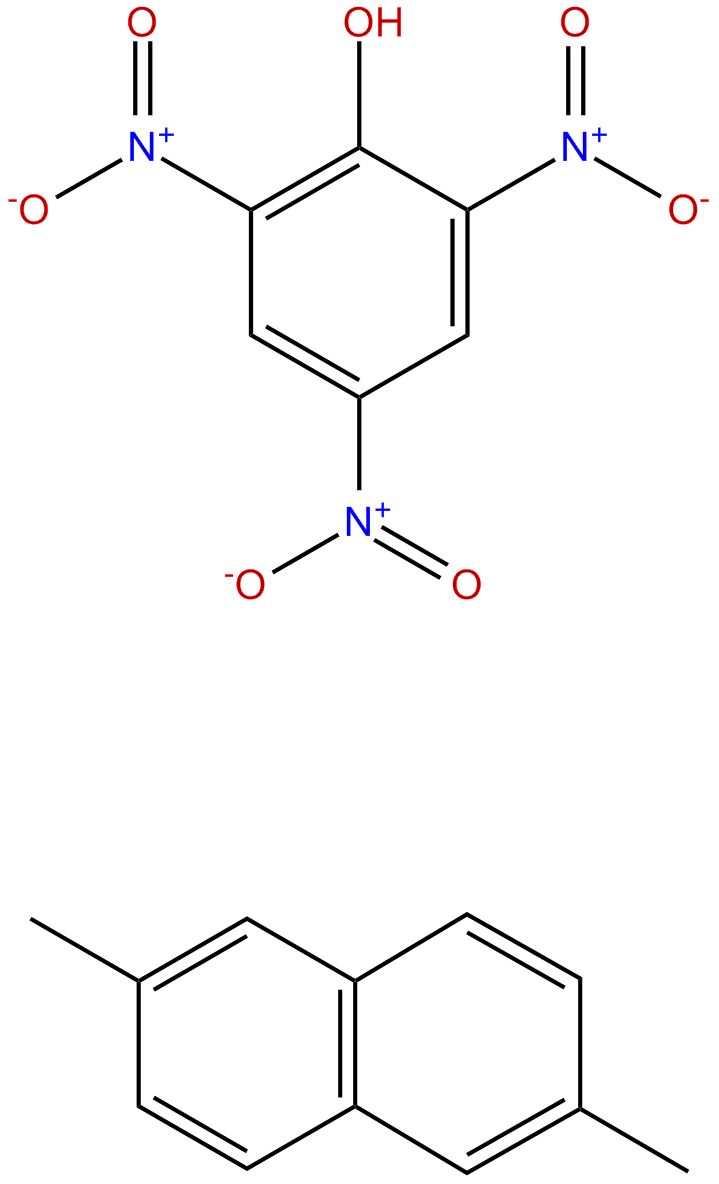 Image of 2,6-dimethylnaphthalene, compd. with 2,4,6-trinitrophenol (1:1)