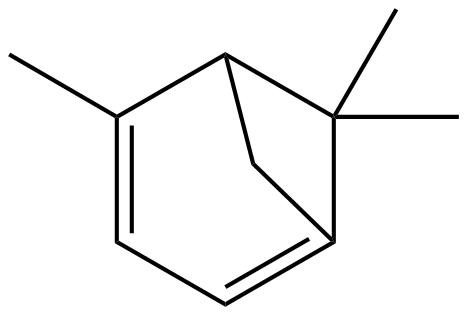 Image of 2,6,6-trimethylbicyclo[3.1.1]-2,4-heptadiene
