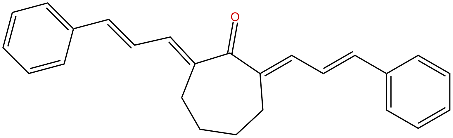 Image of 2,7-bis(3-phenylallylidene)cycloheptanone