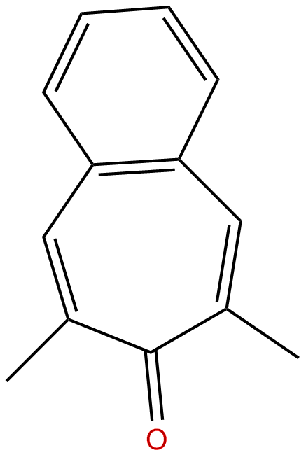 Image of 2,7-dimethyl-4,5-benzotropone