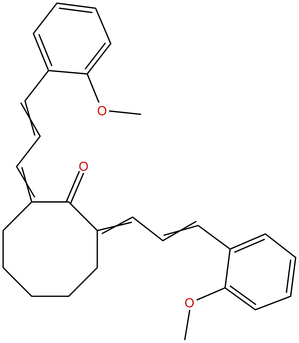 Image of 2,8-bis(3-(2-methoxyphenyl)allylidene)cyclooctanone