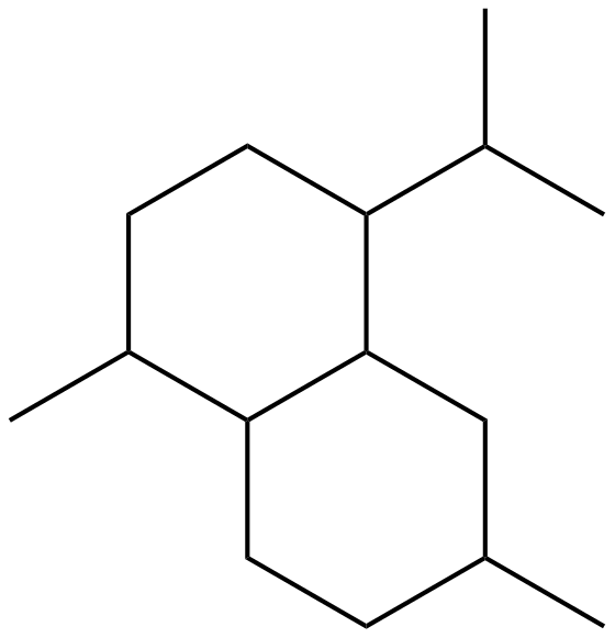 Image of 2,8-dimethyl-5-(1-methylethyl)bicyclo[4.4.0]decane