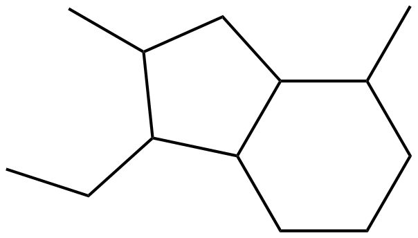 Image of 2,8-dimethyl-9-ethylbicyclo[4.3.0]nonane
