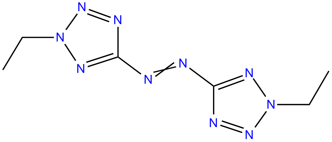 Image of 2H-tetrazole, 5,5'-azobis[2-ethyl-