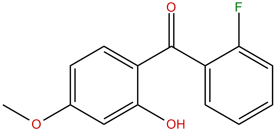 Image of 2'-fluoro-2-hydroxy-4-methoxy-benzophenone