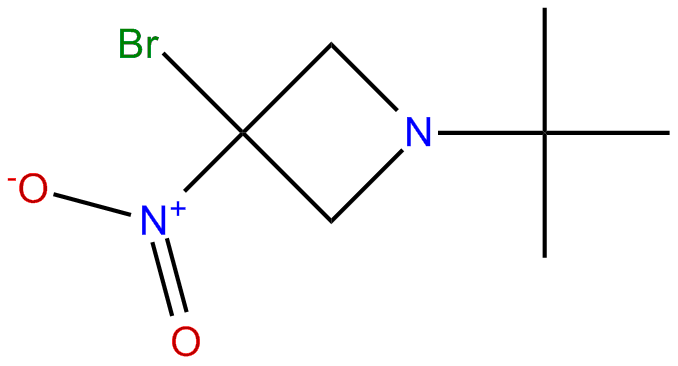 Image of 3-bromo-1-(1,1-dimethylethyl)-3-nitro-azetidine