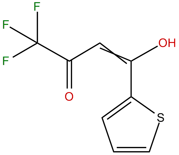 Image of 3-buten-2-one, 1,1,1-trifluoro-4-hydroxy-4-(2-thienyl)-