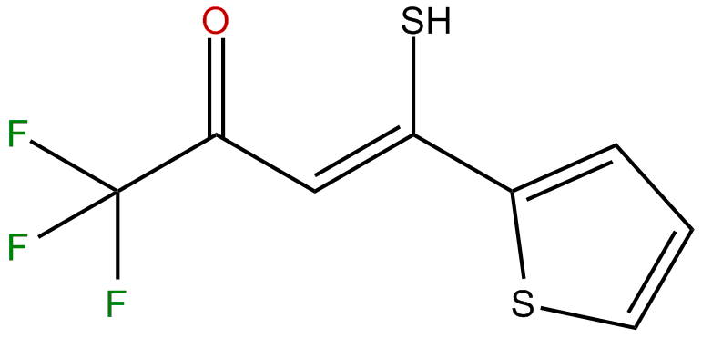 Image of 3-buten-2-one, 1,1,1-trifluoro-4-mercapto-4-(2-thienyl)-