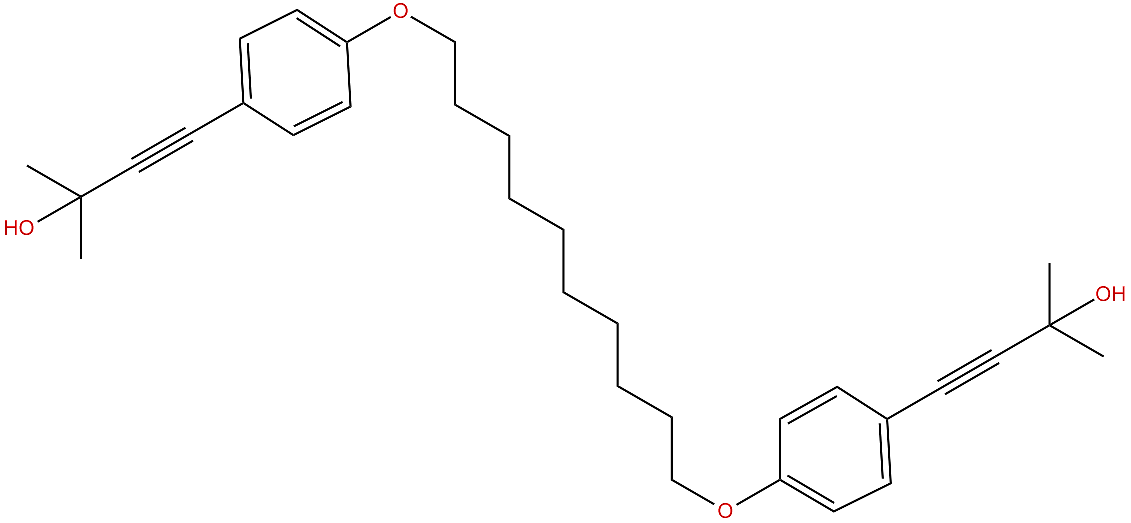 Image of 3-Butyn-2-ol, 4,4'-[1,10-decanediylbis(oxy-4,1-phenylene)]bis*2-methyl-