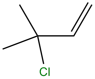 Image of 3-chloro-3-methyl-1-butene