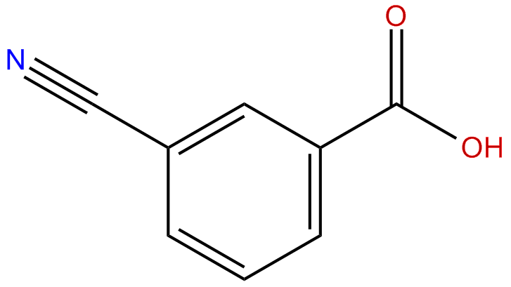 Image of 3-cyanobenzoic acid