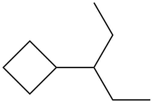 Image of 3-cyclobutylpentane