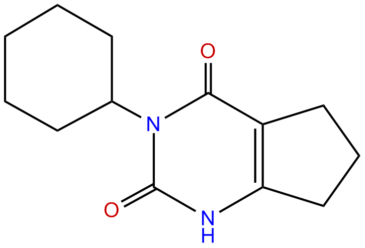 Image of 3-cyclohexyl-5,6-dihydro-1H-cyclopentapyrimidine-2,4(3H)-dione