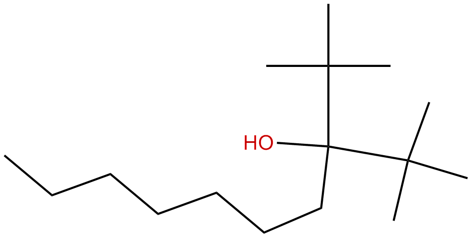 Image of 3-decanol, 3-tert-butyl-2,2-dimethyl-