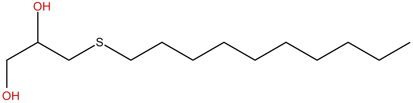 Image of 3-decylthio-1,2-propanediol
