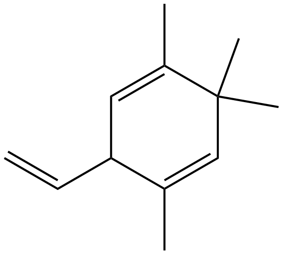 Image of 3-ethenyl-2,5,6,6-tetramethyl-1,4-cyclohexadiene
