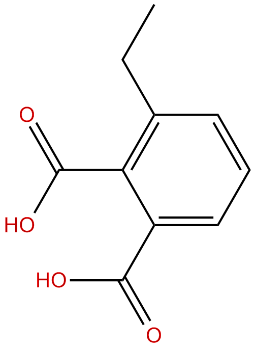 Image of 3-ethyl-1,2-benzenedicarboxylic acid