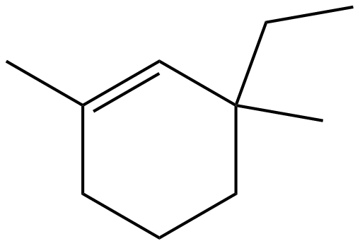 Image of 3-ethyl-1,3-dimethylcyclohexene