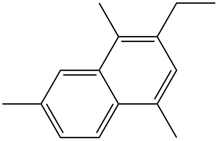 Image of 3-ethyl-1,4,6-trimethylnaphthalene