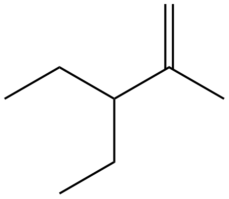 3-ethyl-2-methyl-1-pentene. 