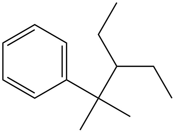 Image of 3-ethyl-2-methyl-2-phenylpentane