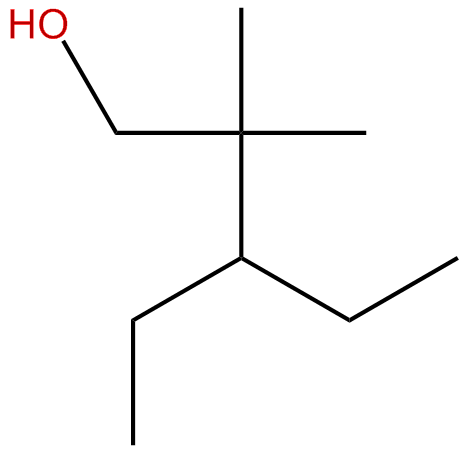 Image of 3-ethyl-2,2-dimethyl-1-pentanol