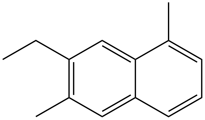 Image of 3-ethyl-2,5-dimethylnaphthalene
