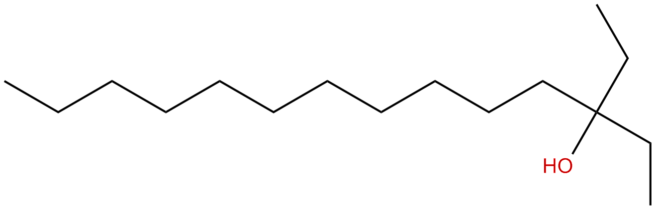 Image of 3-ethyl-3-tetradecanol