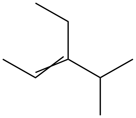 Image of 3-ethyl-4-methyl-2-pentene (cis,trans unspecified)