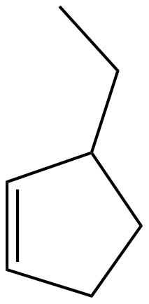 Image of 3-ethylcyclopentene