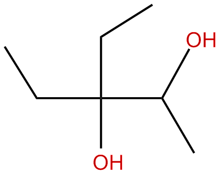 Image of 3-ethylpentane-2,3-diol