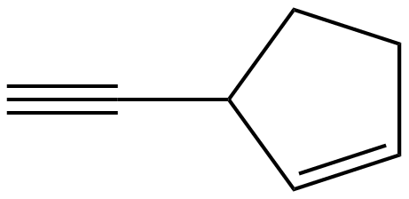 Image of 3-ethynylcyclopentene