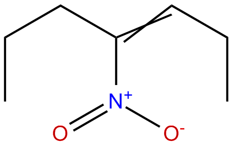Image of 3-heptene, 4-nitro-