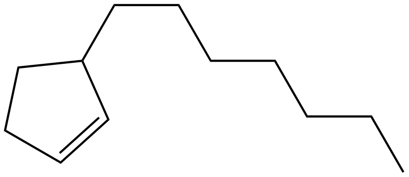 Image of 3-heptylcyclopentene
