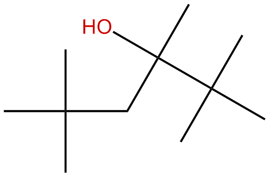 Image of 3-hexanol, 2,2,3,5,5-pentamethyl-