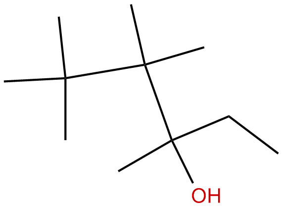 Image of 3-hexanol, 3,4,4,5,5-pentamethyl-