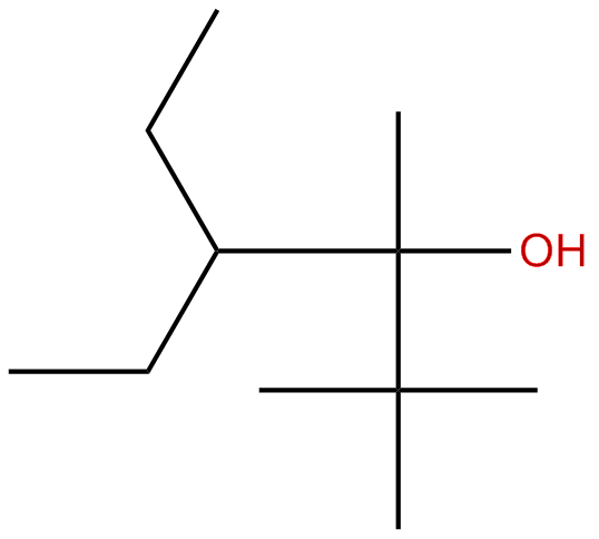 Image of 3-hexanol, 4-ethyl-2,2,3-trimethyl-