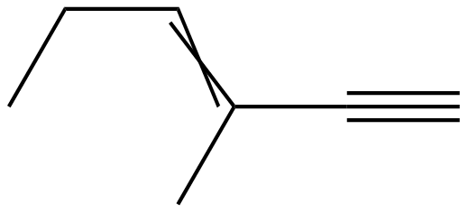 Image of 3-hexen-1-yne, 3-methyl-