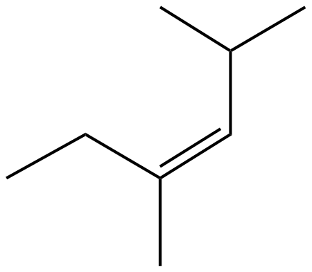 Image of 3-hexene, 2,4-dimethyl-, (Z)-