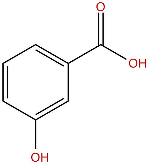 Image of 3-hydroxybenzoic acid