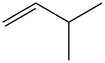 Image of 3-methyl-1-butene
