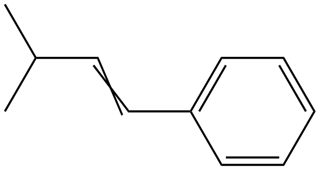 Image of 3-methyl-1-butenylbenzene