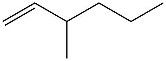 Image of 3-methyl-1-hexene