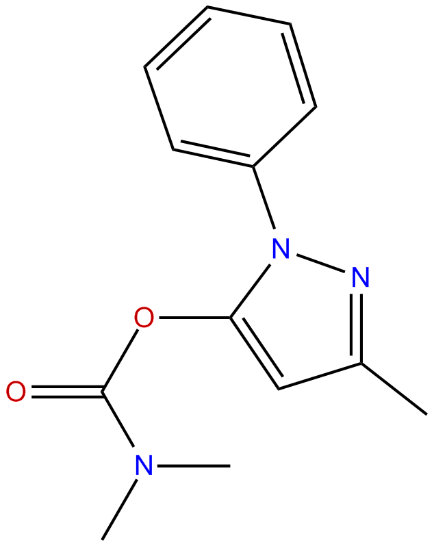 Image of 3-methyl-1-phenyl-1H-pyrazol-5-yl dimethylcarbamate
