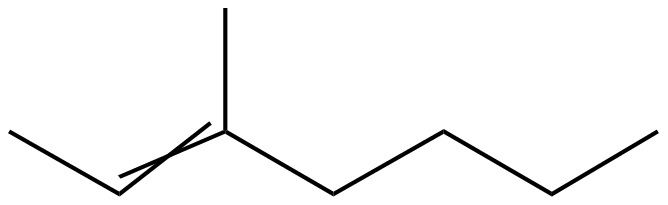 Image of 3-methyl-2-heptene